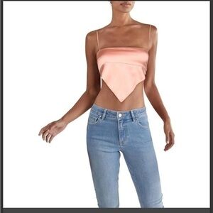 DANIELLE BERNSTEIN XL Cropped Handkerchief Top